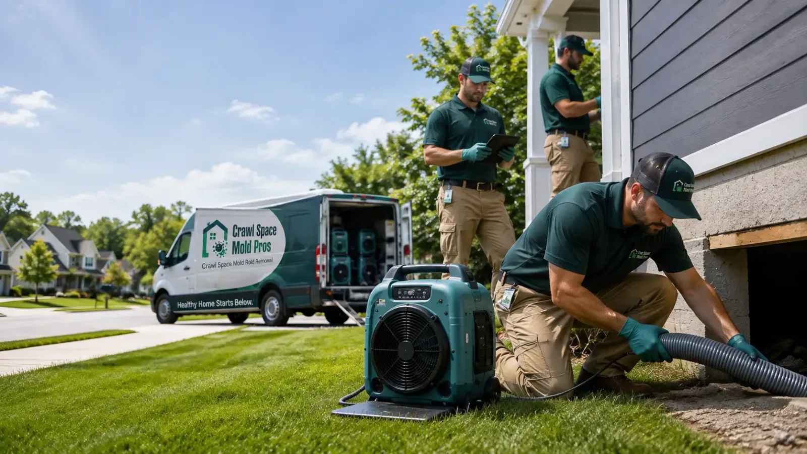 Crawl Space Mold Removal in Chapman, KS